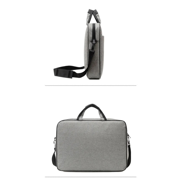 Elegancka Torba na Laptopa 17.3" - Szary, Nowa Elegancka Torba na Laptopa 17.3" - Szary, Nowa