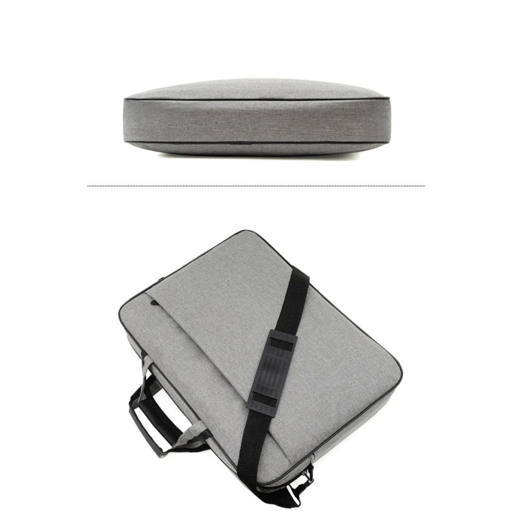Elegancka Torba na Laptopa 17.3" - Szary, Nowa Elegancka Torba na Laptopa 17.3" - Szary, Nowa