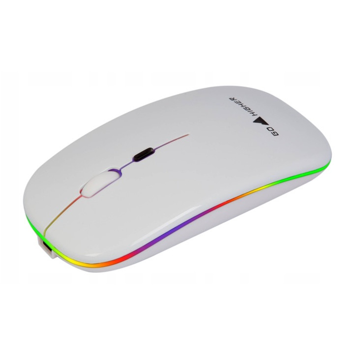 MYSZ GO HIGHER STONE LEKKA BEZPRZEWODOWA RGB Biała MYSZ GO HIGHER STONE LEKKA BEZPRZEWODOWA RGB Biała