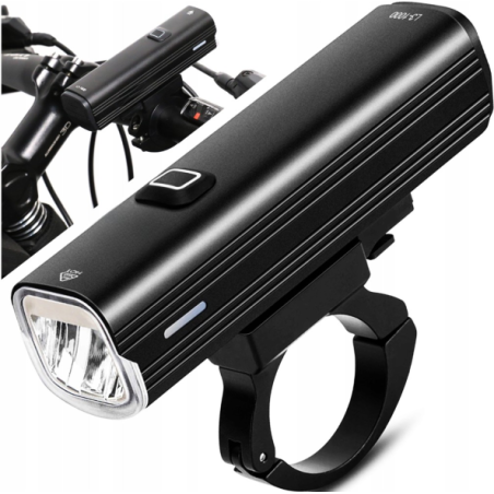 Lampka ROWEROWA Światło LED L3-1000 przód 1000lm latarka 4800mAh ROWER