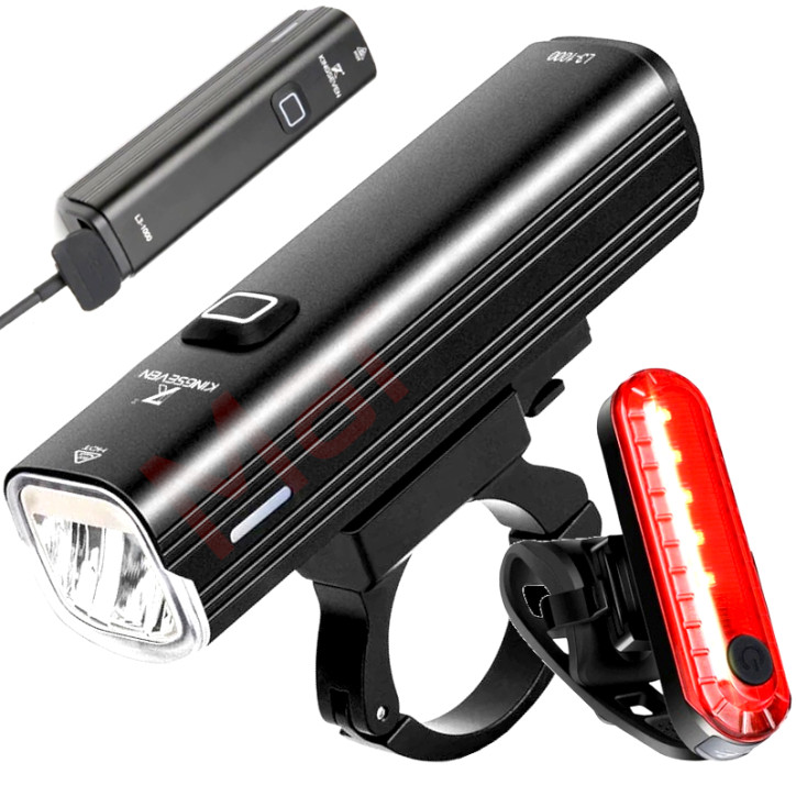 Lampka Rowerowa Światło PRZÓD TYŁ LED na rower kierownicę MOCNA USB jasna Lampka Rowerowa Światło PRZÓD TYŁ LED na rower kierownicę MOCNA USB jasna