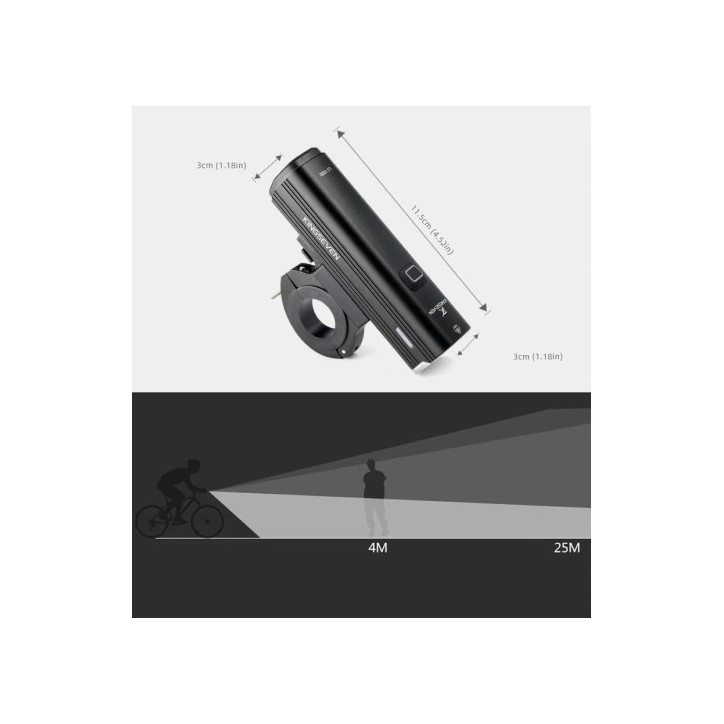 Lampka Rowerowa Światło PRZÓD TYŁ LED na rower kierownicę MOCNA USB jasna Lampka Rowerowa Światło PRZÓD TYŁ LED na rower kierownicę MOCNA USB jasna