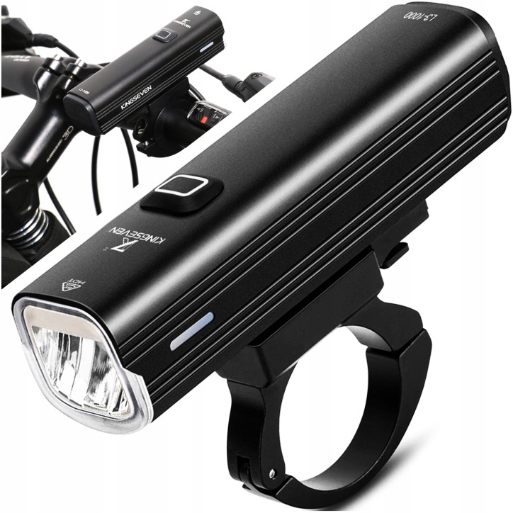 Lampka Rowerowa Światło PRZÓD TYŁ LED na rower kierownicę MOCNA USB jasna Lampka Rowerowa Światło PRZÓD TYŁ LED na rower kierownicę MOCNA USB jasna