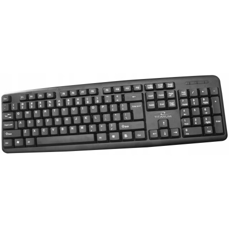 Klawiatura przewodowa Titanum TK101 USB czarna