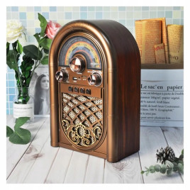 Radio Szafa Vintage FM akumulatorowe z Bluetooth USB