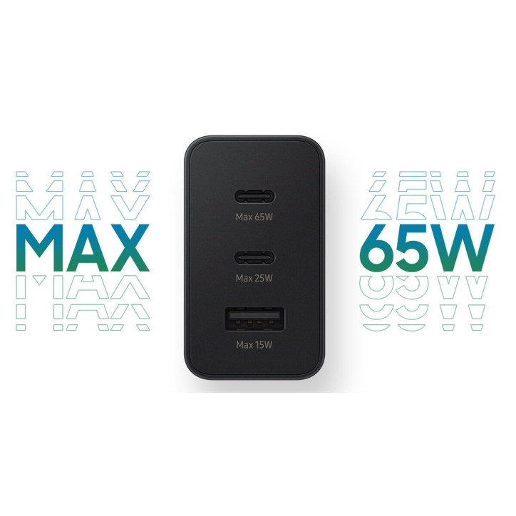 ŁADOWARKA SAMSUNG TRIO P-T6530NBEGWW USB-A 2x USB-C 65W CZARNA