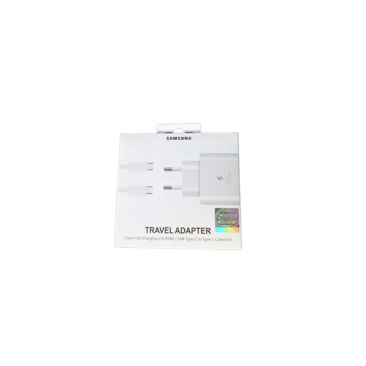 ŁADOWARKA SIECIOWA USB-C SAMSUNG 5A 45W TYP-C BIAŁY
