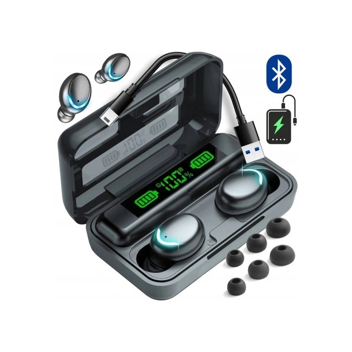 F9-5C TWS / SŁUCHAWKI BEZPRZEWODOWE BLUETOOTH 5.1 + POWERBANK F9-5C TWS / SŁUCHAWKI BEZPRZEWODOWE BLUETOOTH 5.1 + POWERBANK