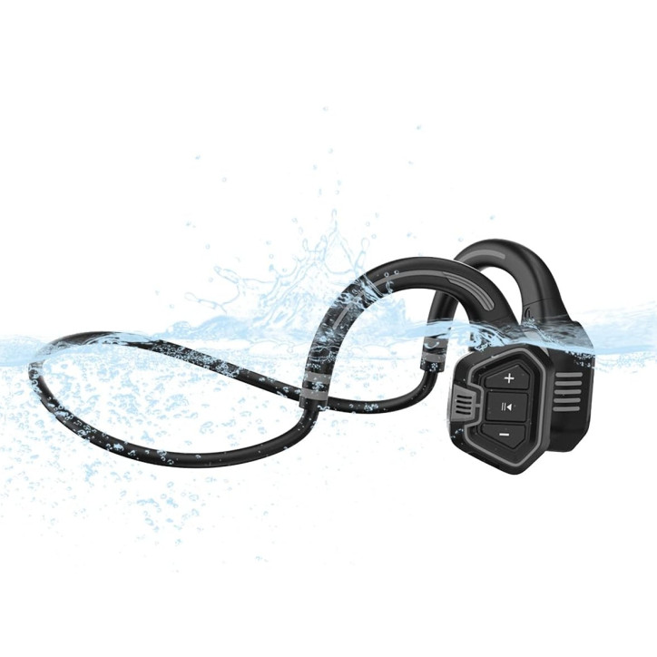 Słuchawki bezprzewodowe kostne wodoodporne pamięć 16GB OPEN EAR do pływania Słuchawki bezprzewodowe kostne wodoodporne pamięć 16GB OPEN EAR do pływania