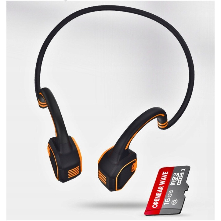 Słuchawki bezprzewodowe kostne wodoodporne pamięć 16GB OPEN EAR do pływania Słuchawki bezprzewodowe kostne wodoodporne pamięć 16GB OPEN EAR do pływania
