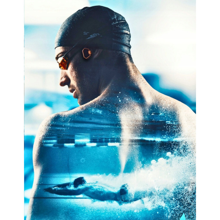 Słuchawki bezprzewodowe kostne wodoodporne pamięć 16GB OPEN EAR do pływania Słuchawki bezprzewodowe kostne wodoodporne pamięć 16GB OPEN EAR do pływania