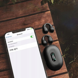 SŁUCHAWKI BEZPRZEWODOWE YYK-Q71 BT 5.3, WODOODPORNE, SPORTOWE, DEEP BASS