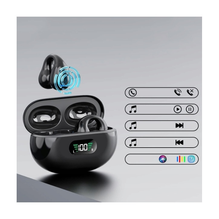 SŁUCHAWKI BEZPRZEWODOWE YYK-Q71 BT 5.3, WODOODPORNE, SPORTOWE, DEEP BASS SŁUCHAWKI BEZPRZEWODOWE YYK-Q71 BT 5.3, WODOODPORNE, SPORTOWE, DEEP BASS