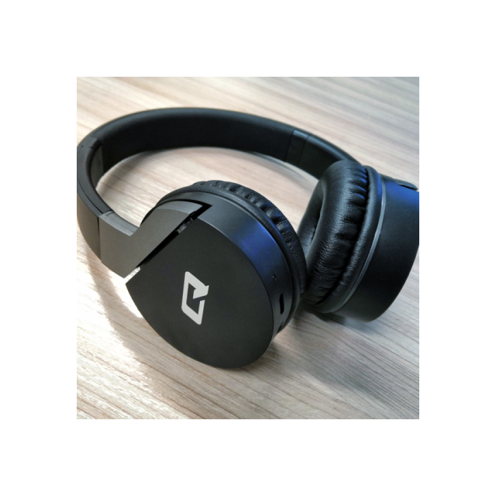 Słuchawki z mikrofonem Qoltec bezprzewodowe nauszne BT Super Bass Czarne Słuchawki z mikrofonem Qoltec bezprzewodowe nauszne BT Super Bass Czarne