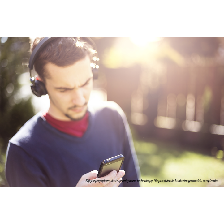Słuchawki z mikrofonem Qoltec bezprzewodowe nauszne BT Super Bass Czarne Słuchawki z mikrofonem Qoltec bezprzewodowe nauszne BT Super Bass Czarne
